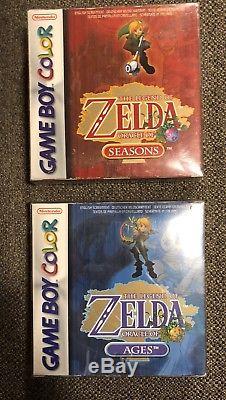 Gameboy colour The Legend of Zelda Oracle of ages and oracle of seasons