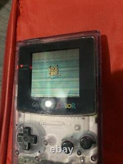 Gameboy colour console, Pokemon Red, Pokemon Yellow, Rare Pokemon Case