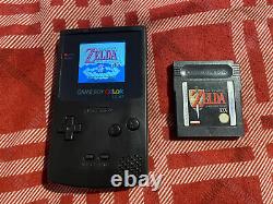 Gameboy colour console ips v2 screen modded and free Zelda DX game
