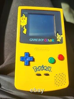 Gameboy colour pikachu edition