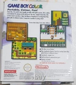Gameboy colour, purple, clear, boxed