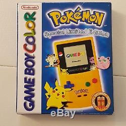 Gbc Gameboy Color Pokemon Special Limited Edition Handheld Excellent