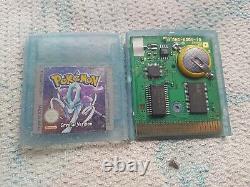 Genuine Pokemon Crystal Nintendo Game Boy Color PAL- EUR Vers! New Battery