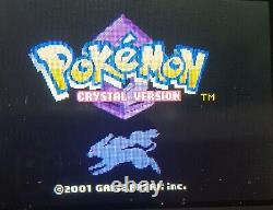 Genuine Pokemon Crystal Nintendo Game Boy Color PAL- EUR Vers! New Battery