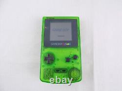 Grade A Nintendo GameBoy Game Boy Color Clear Green Handheld Console