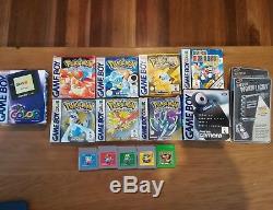 Grape Gameboy Game Boy colour and all Pokémon games, red blue yellow crystal