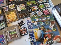 HUGE Nintendo Game Boy Color Advance SP Lot With Games