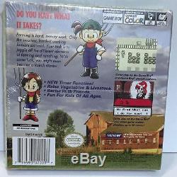 Harvest Moon GBC (Nintendo Game Boy Color, 1999) New and Factory Sealed