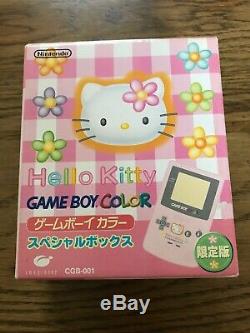 Hello Kitty GBC GAMEBOY COLOR / COLOUR Limited Edition Very Rare! CIB