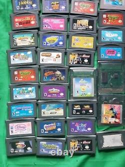 Huge Lot of 76 Nintendo Gameboy Advance Gameboy Color Games Mario Crash Pokemon