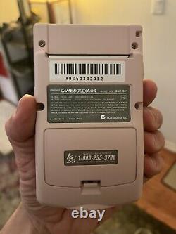 IPS Backlit Sakura Pink Nintendo Gameboy Color GBC Cartridge NES Refurbished