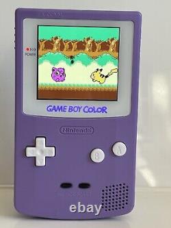 IPS Nintendo Gameboy Color Pastel Console GBC Q5 Screen Touch Controls OSD