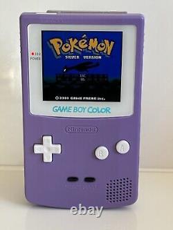 IPS Nintendo Gameboy Color Pastel Console GBC Q5 Screen Touch Controls OSD