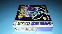 Jeu Nintendo Game Boy Gameboy Color Pokemon Version Cristal complet
