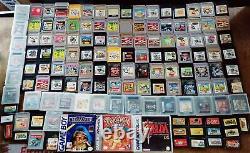Job Lot Nintendo Gameboy Color Advance Japanese Games 148 Cartridges and Cases
