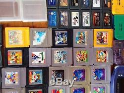 Joblot 81 x Nintendo Game Boy's & Over 100 Games Pocket Classic Color Advance