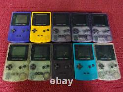 Junk GameBoy Color GBC Lot of 10 Set Nintendo Random Console Vintage From Japan