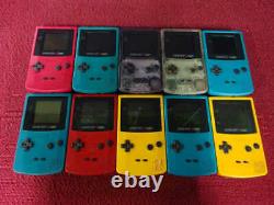 Junk Nintendo GameBoy Color GBC Lot of 10 Set random Console USED