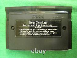 Kenseiden Sega Master System Game Complete