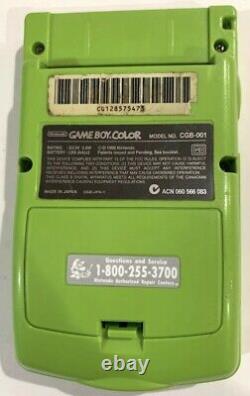 Kiwi GREEN Nintendo Gameboy COLOR Backlit with IPS Backlight New Screen + Lens