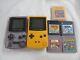 L1639 Nintendo Gameboy Color Console Clear Purple Yellow & Game Japan Gbc