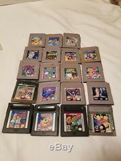 LOT of 19 Classic GAMEBOY and GAMEBOY COLOR GAMES Mario, Mega Man MORE. LOOK