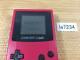 La7234 Plz Read Item Condi Gameboy Color Red Game Boy Console Japan