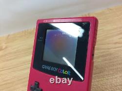 La7234 Plz Read Item Condi GameBoy Color Red Game Boy Console Japan