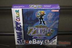 Legend of Zelda Oracle of Ages (Game Boy Color, 2001) H-SEAM SEALED! RARE