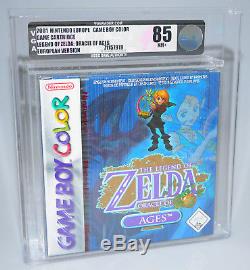 Legend of Zelda Oracle of Ages Nintendo GameBoy Color GBC SEALED NEW VGA 85