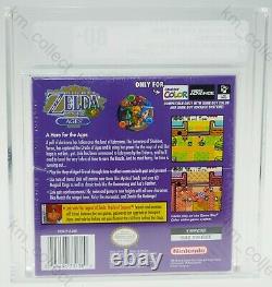 Legend of Zelda Oracle of Ages Nintendo GameBoy Color GBC SEALED VGA 80+