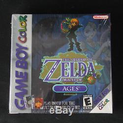 Legend of Zelda Oracle of Ages & Seasons Game Boy Color New, Sealed withH-Seam