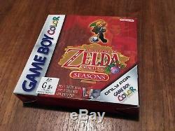Legend of Zelda Oracle of Ages + Seasons Game Boy Color games complete in box