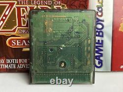 Legend of Zelda Oracle of Seasons Game Boy Color, 2001 Complete In Box CIB
