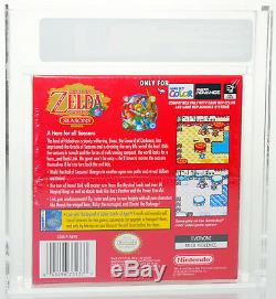 Legend of Zelda Oracle of Seasons Nintendo Gameboy Color GBC SEALED VGA 90 GOLD