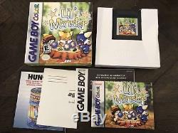 Lil' Monster Game Boy Color Complete! With Box & Manual! Rare Grail Game! Gbc