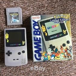 Limited Edition Pokemon Game Boy Color Gold / Silver