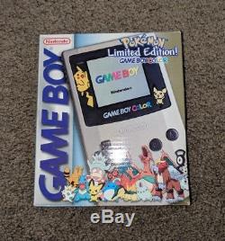 Limited Edition Pokemon Game Boy Colour Console BOX + MANUALS ONLY! No Console
