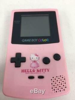 Limited Nintendo Gameboy color Body HELLO KITTY with Special Box 2 & gamesoft