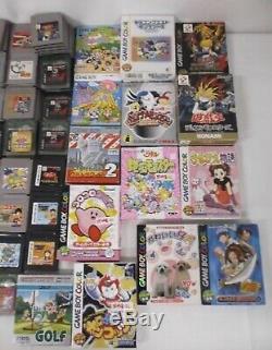 Lot 210 Japan Rare Games lot box wholesale Many Games Gameboy Color Pokemon
