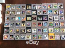 Lot De + De 115 Jeux Nintendo Gameboy Classique Et Colors