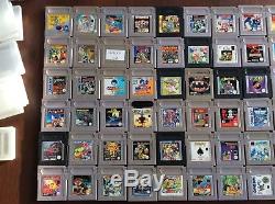 Lot De + De 115 Jeux Nintendo Gameboy Classique Et Colors