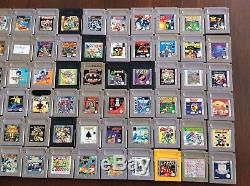 Lot De + De 115 Jeux Nintendo Gameboy Classique Et Colors