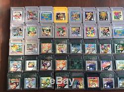 Lot De + De 115 Jeux Nintendo Gameboy Classique Et Colors