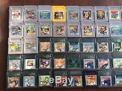 Lot De + De 115 Jeux Nintendo Gameboy Classique Et Colors