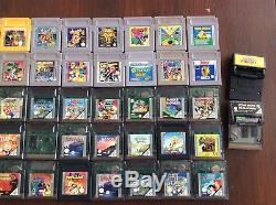 Lot De + De 115 Jeux Nintendo Gameboy Classique Et Colors