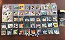 Lot De + De 115 Jeux Nintendo Gameboy Classique Et Colors