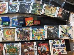 Lot Nintendo Game Boy, Color, Advance SP, DS Lite, 3DS 56 Games And Access. WOW