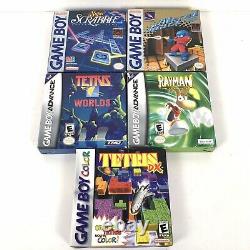 Lot Of 5 Nintendo Gameboy, Gameboy Advance/Color Games Complete In Box/Manual BG