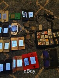 Lot Of Nintendo DS Lite, Original DS, GameboysColor, Pocket, Advance